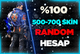 ⭐[KALİTELİ]%100 500-700 SKİN GARANTİ RANDOM⭐