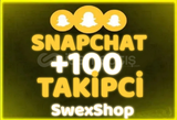 ⭐[kaliteli]100 adet Snapchat takipçi 