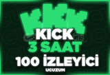 ✨ KALİTELİ✨100 İzleyici 3 Saat