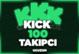 ✨ KALİTELİ✨ 100 Kick Takipçi