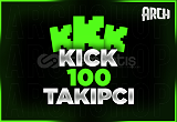 ⭐[KALİTELİ] 100 Kick Takipçi | ⭐