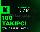 ⭐[KALİTELİ] 100 Kick Takipçi | ⭐