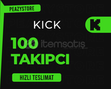 ⭐[KALİTELİ] 100 Kick Takipçi | ⭐