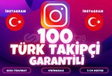 ⭐️[KALİTELİ] 100 TÜRK TAKİPÇİ⭐️ 
