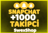 ⭐[kaliteli]1000 adet Snapchat takipçi