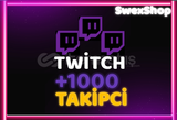 [KALİTELİ⭐] 1000 ADET TWİTCH TAKİPÇİ