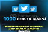 ⭐[KALİTELİ] 1000 ADET TWİTTER TAKİPÇİ