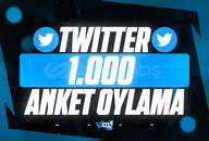 ⭐[KALİTE] Twitter(X) 1000 Anket Oylama