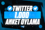 ⭐[KALİTE] Twitter(X) 1000 Anket Oylama