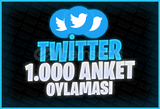 ⭐[KALİTELİ] 1.000 ANKET OYLAMASI TWİTTER