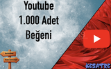 ⭐[Kaliteli] 1.000 BEĞENİ YOUTUBE+GARANTİ