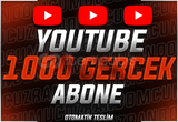 ⭐ÖMÜR BOYU+⭐ 1000 GERÇEK YOUTUBE ABONE