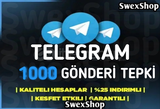 ⭐[kaliteli]1000 gönderi tepki Telegram 