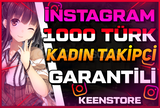 ⭐[KALİTELİ!] 1000 İNSTAGRAM TÜRK KADIN TAKİPÇİ