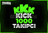 ⭐[KALİTELİ] 1.000 Kick Takipçi | ⭐