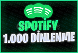 ⭐[KALİTELİ] 1000 Spotify Premium Dinlenme