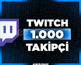 ⭐️[KALİTELİ]⭐️ 1.000 Takipçi | Twitch