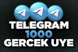 ⭐KALİTELİ | 1.000 TELEGRAM GERÇEK AKTİF ÜYE⭐