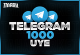 ⭐KALİTELİ⭐1000 TELEGRAM GERÇEK AKTİF ÜYE