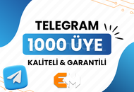 ⭐️ [ KALİTELİ ] 1000 TELEGRAM ÜYE ⭐