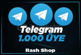 ⭐(KALİTELİ) 1000 TELEGRAM ÜYE