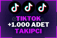 ⭐[KALİTELİ] +1000 TİKTOK GERÇEK TAKİPÇİ 