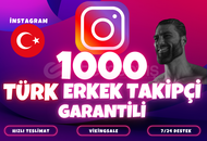 ⭐️[KALİTELİ] 1000 TÜRK ERKEK TAKİPÇİ⭐️