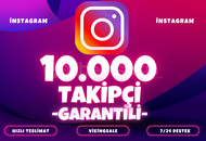⭐️ [KALİTELİ] 10.000 İNSTAGRAM TAKİPÇİ ⭐
