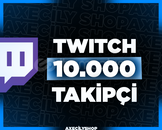 ⭐️[KALİTELİ]⭐️ 10.000 Takipçi | Twitch