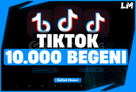 ⭐[KALİTELİ] 10.000 TikTok Garantili Beğeni