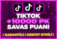 ⭐️[KALİTELİ] 10000 TİKTOK PK SAVAŞ PUANI⭐️