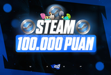 ⭐[KALİTELİ] 100.000 Steam Puan + Hızlı Teslimat