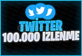 ⭐ [KALİTELİ] 100.000 Twitter İzlenme