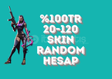 ⭐️[KALİTELİ] %100TR 20-120 SKIN RANDOM HESAP