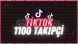 ⭐KALİTELİ⭐1100 TİKTOK TAKİPÇİ