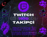 ⭐[KALİTELİ]⭐1100 TWİTCH TAKİPCİ (HIZLI TESLİM)⭐