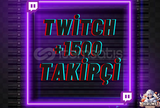 KALİTELİ 1500 Twitch Gerçek Takipçi 