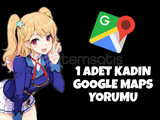 ⭐KALİTELİ⭐ 1X KADIN GOOGLE MAPS YORUM