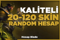 ⭐[KALİTELİ] 20-120 SKİN RANDOM HESAP ⭐