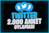 ⭐[KALİTELİ] 2.000 ANKET OYLAMASI TWİTTER