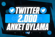 ⭐[KALİTE] Twitter(X) 2000 Anket Oylama