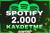 ⭐[KALİTELİ] 2.000 SPOTIFY KAYDETME⭐