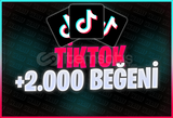 ⭐[KALİTELİ] +2000 TİKTOK BEĞENİ