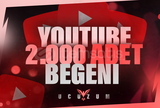 ✨[KALITELI]✨ 2000 Youtube Beğeni