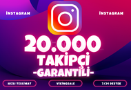 ⭐️ [KALİTELİ] 20.000 İNSTAGRAM TAKİPÇİ ⭐