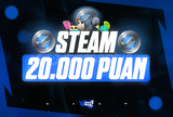 ⭐[KALİTELİ] 20.000 Steam Puan + Hızlı Teslimat