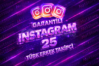 ⭐[KALİTELİ] 25 Türk Erkek Takipçi Instagram ⭐
