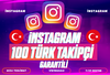 ⭐️[KALİTELİ] 100 TÜRK TAKİPÇİ⭐️