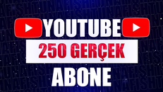 ⭐️[KALİTELİ]⭐️ 250 Abone | YouTube⭐️