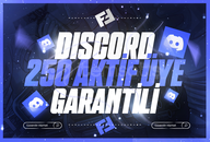 ⭐|KALİTELİ| 250 AKTİF ÜYE DİSCORD⭐